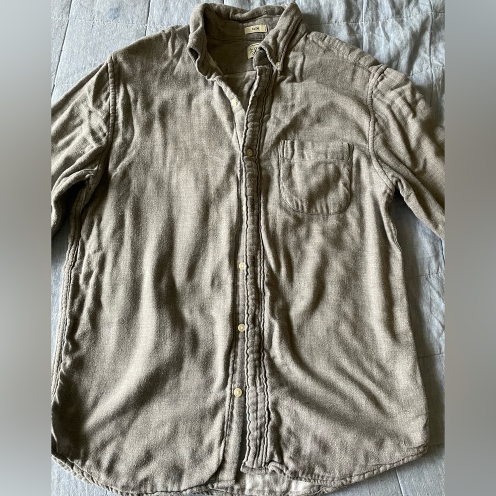 J Crew men’s button up shirt small